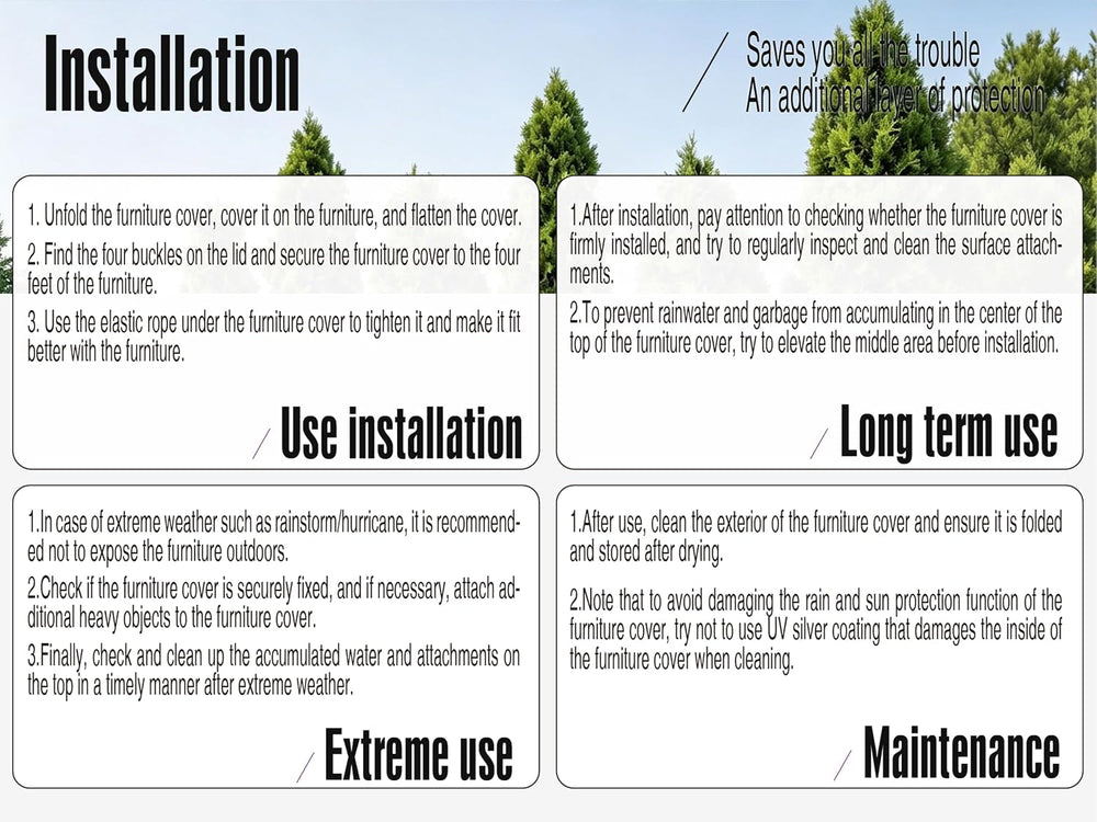 3-Seater Outdoor Sofa Cover, 85Wx38Dx35H inches Outdoor Furniture Covers Wate...