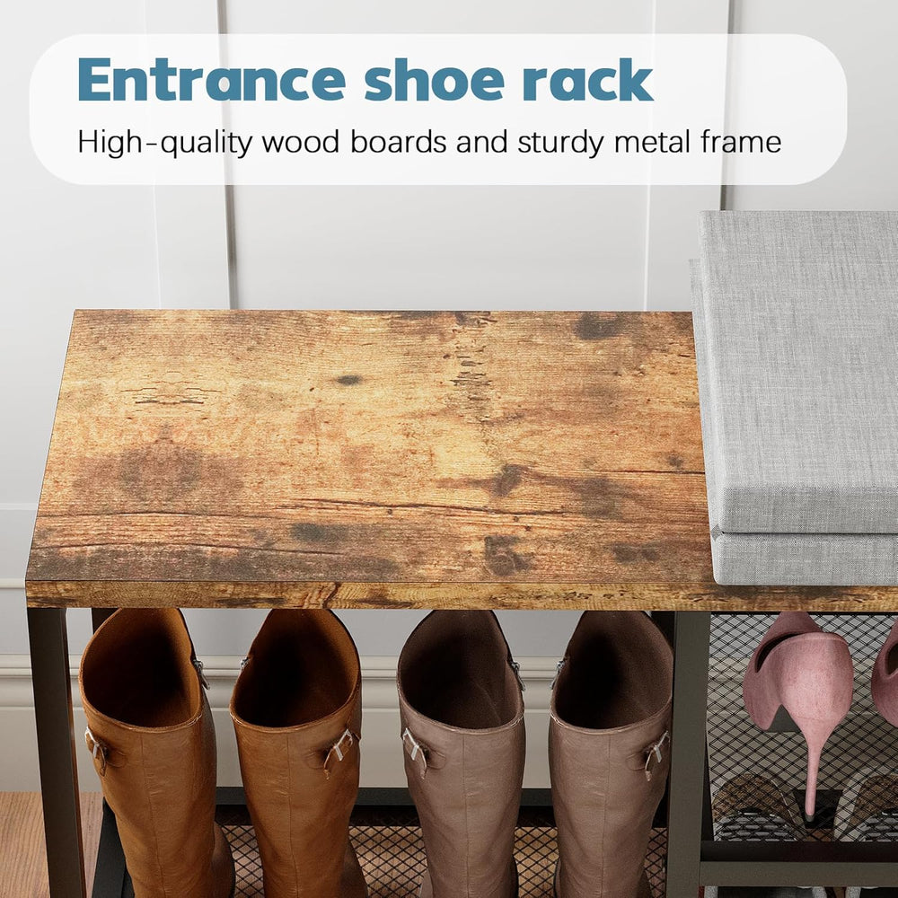 Shoe Rack for Entryway, Freestanding Hidden Shoe Storage Organizer, Boot Shoe...