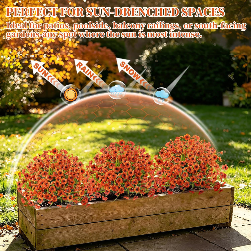 Grooy 2 Pack Artificial Fall Yellow Flower Topiary Balls for Outdoor