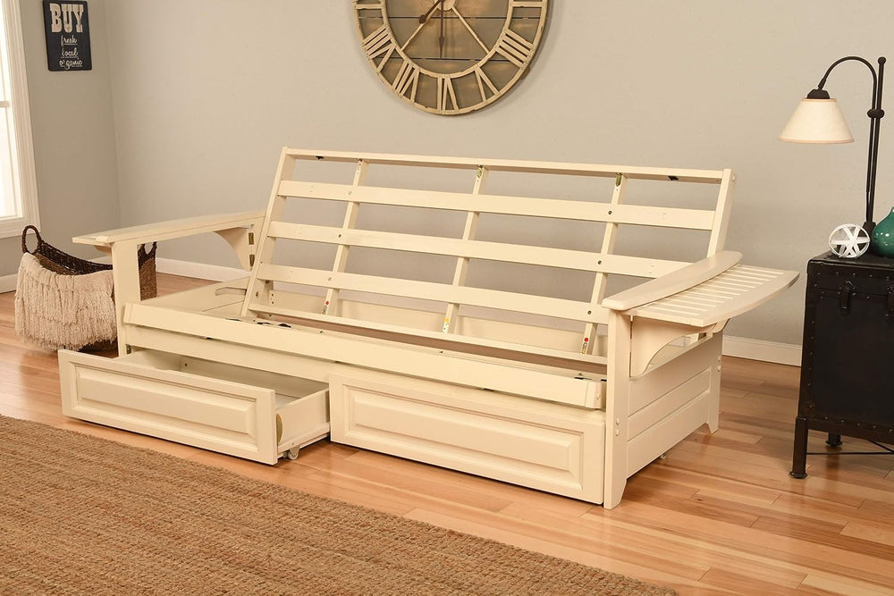 Kodiak Furniture Futon Set, Linen Stone