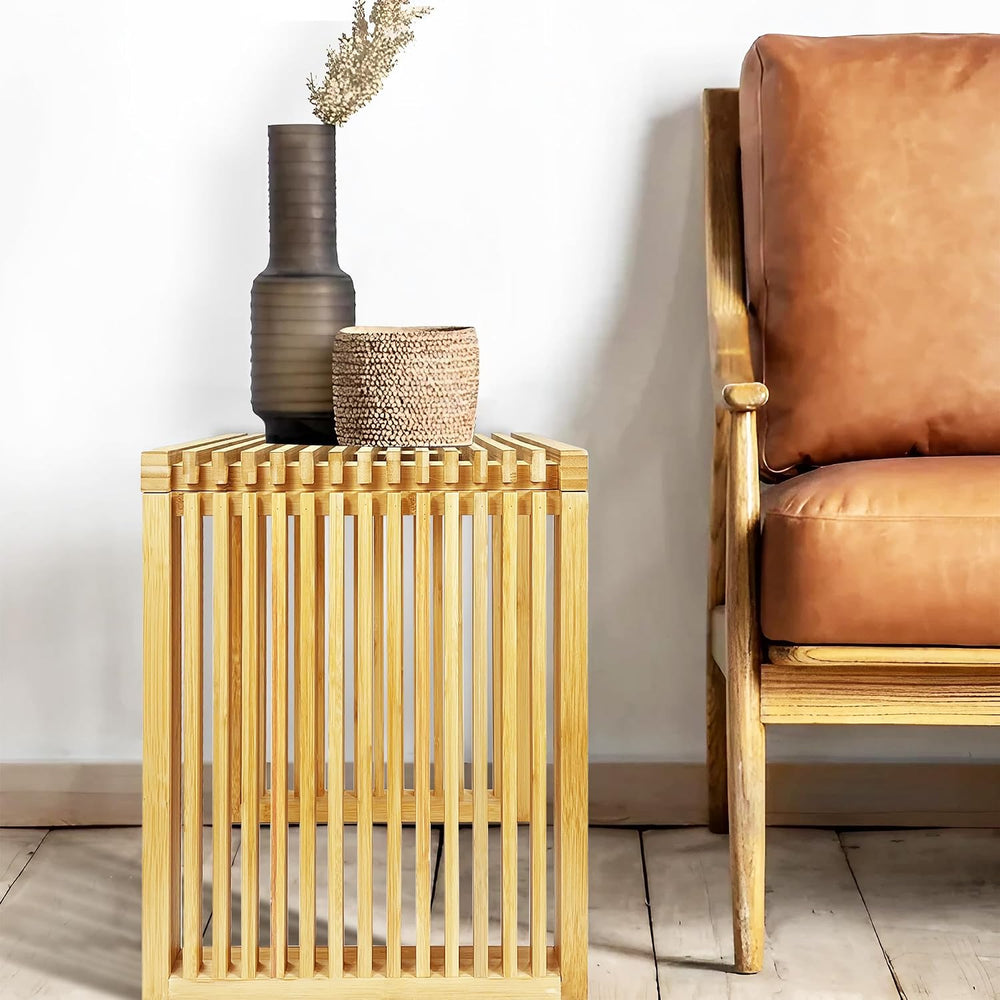 Bamboo Dining Bench Woodden Bench Seat for Kitchen, Living Room, Dining Room,...