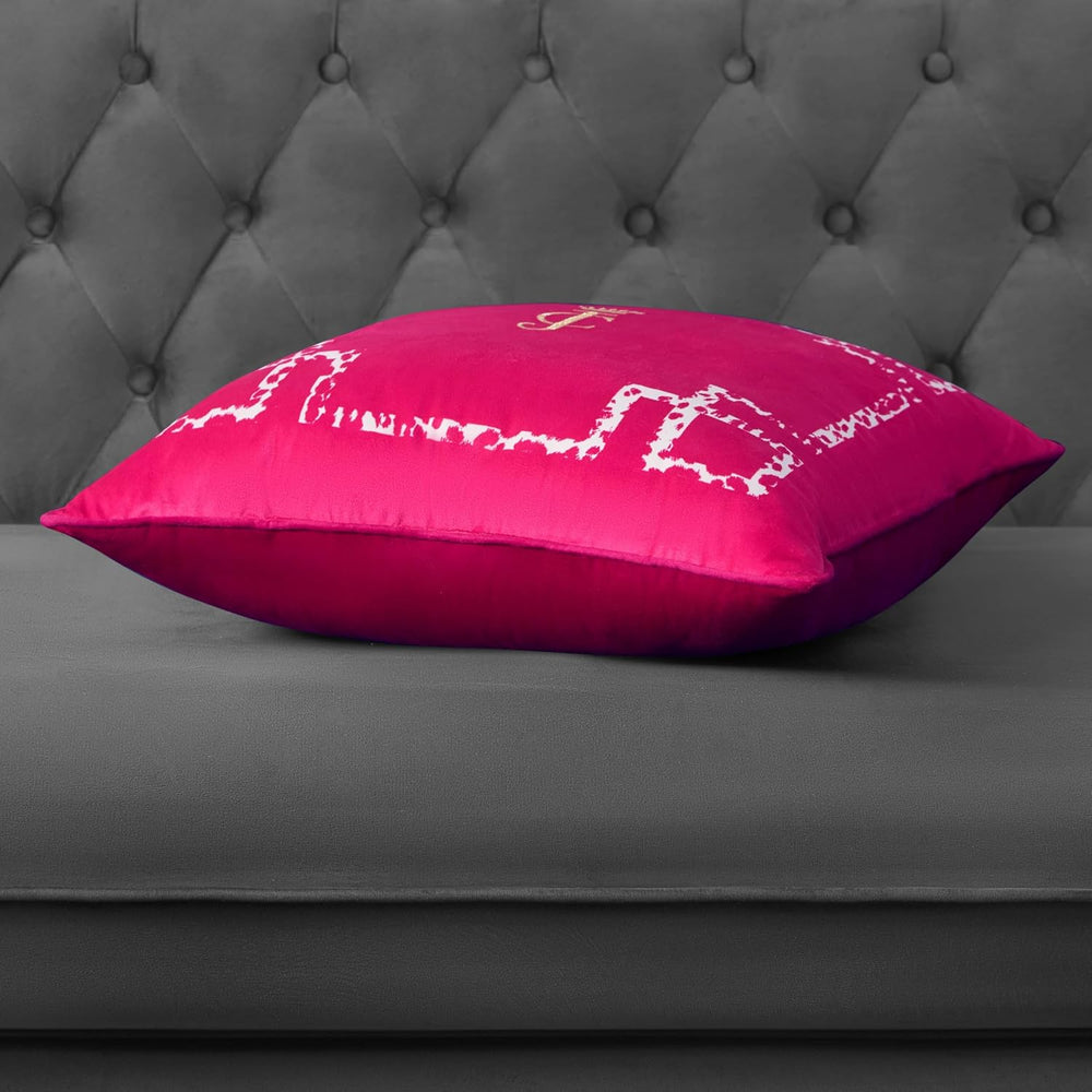 Juicy Couture Decorative Accent Throw-Pillows, 20"x20", Lattice Hot...