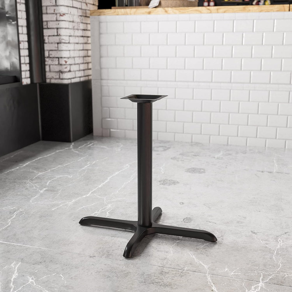 Flash Furniture Beverly 23.75" x 30" Restaurant Table X-Base with 3...