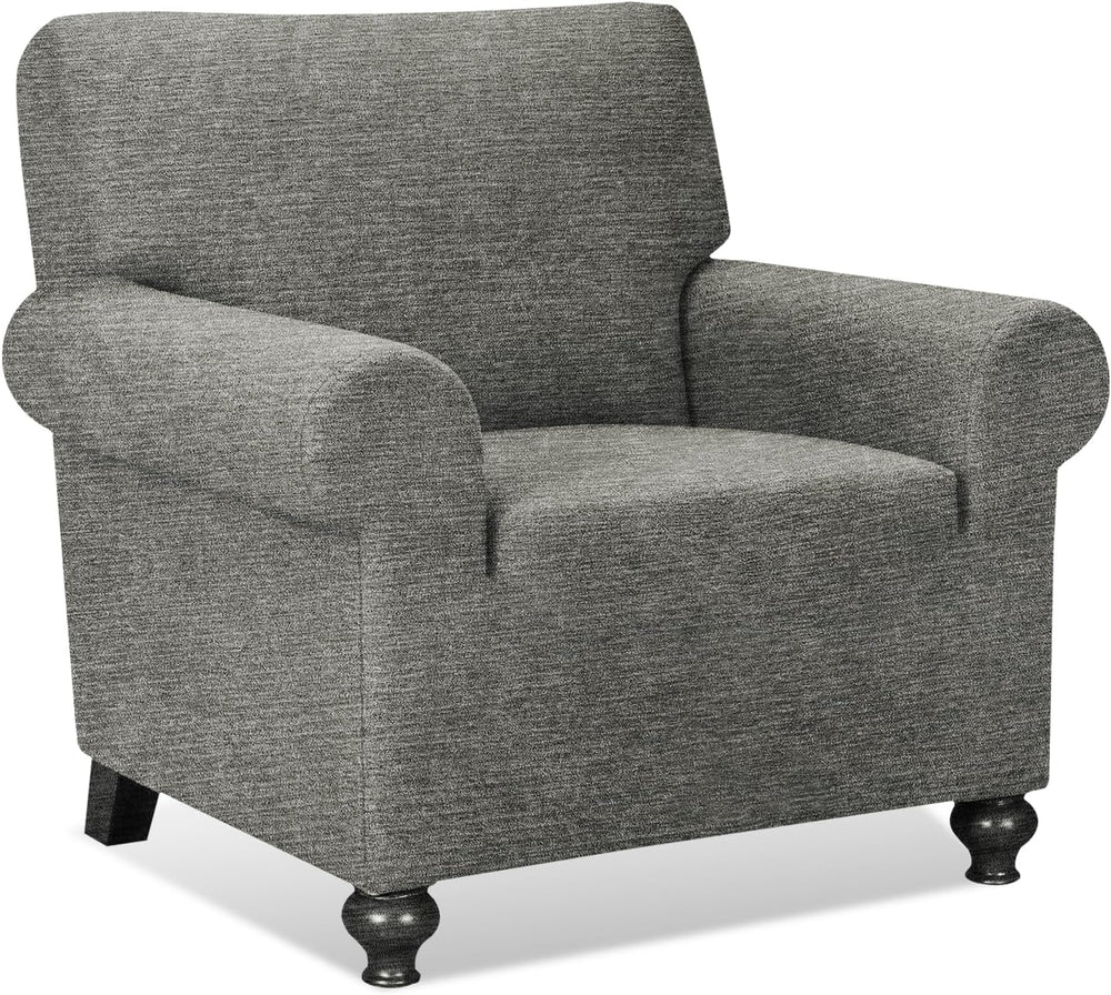 URBANLIFE 1-Piece Stretch Sofa Covers for 1 Cushion Couch, Light Gray