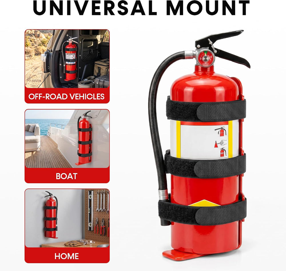 Quick Release Fire Extinguisher Mount Bracket for 2.5–5Lb ABC Extinguishers
