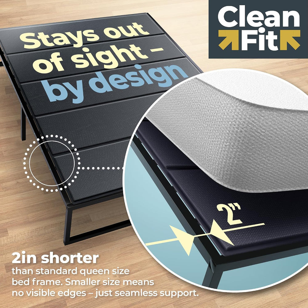 Heavy Duty Bunkie Board Queen Size 58x80, Low Profile Anti-Sag Bed Support