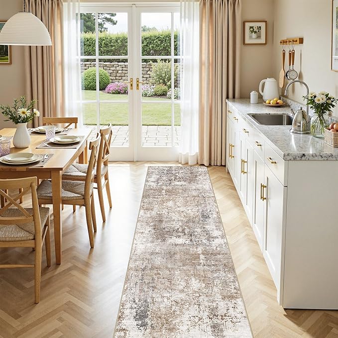 UERMEI 2X10 Washable Runner Rug