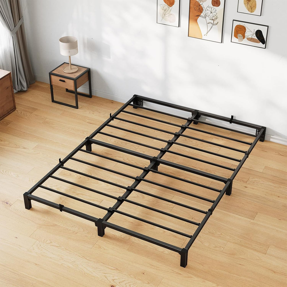 GarveeHome 6 in Queen Bed Frame, Heavy Duty Metal Platform Bed Frame with Dur...