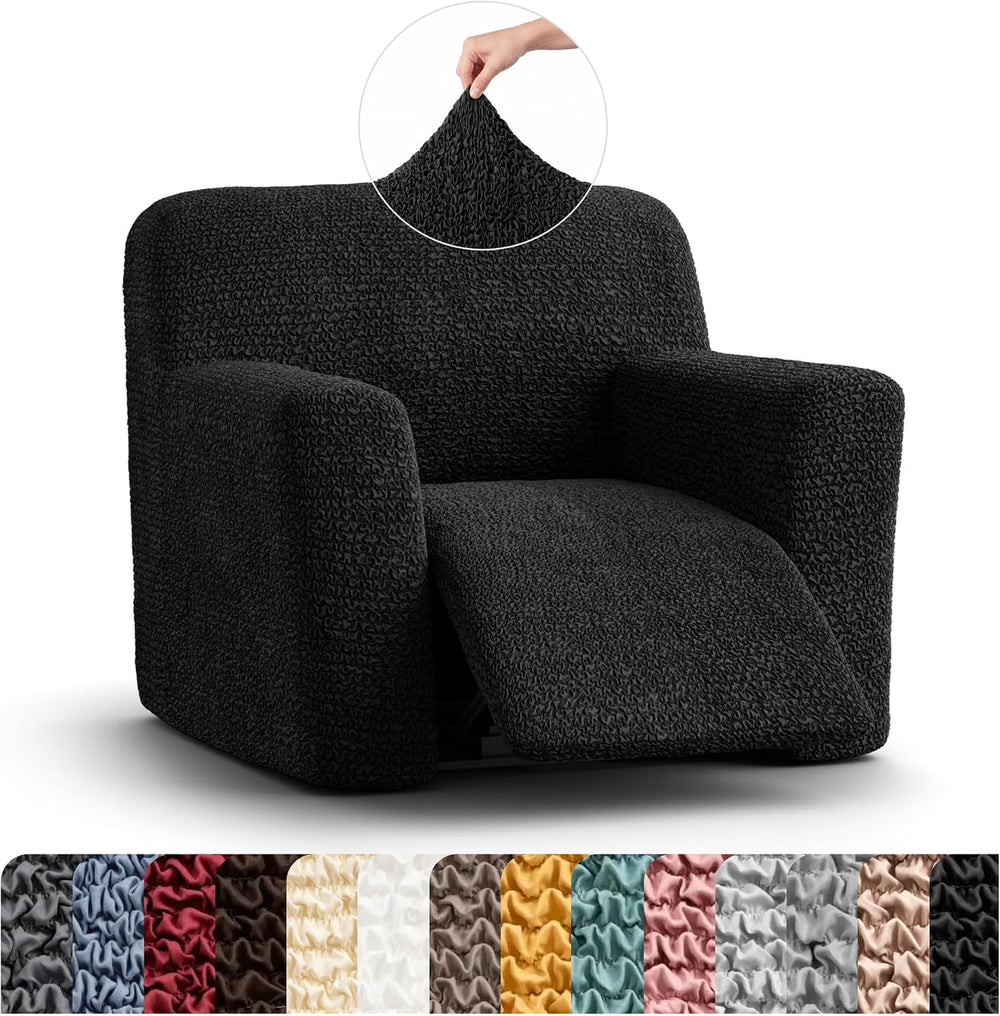 PAULATO BY GA.I.CO. Recliner Cover – Soft Form-Fit Slipcover – Stretch 1-Piec...