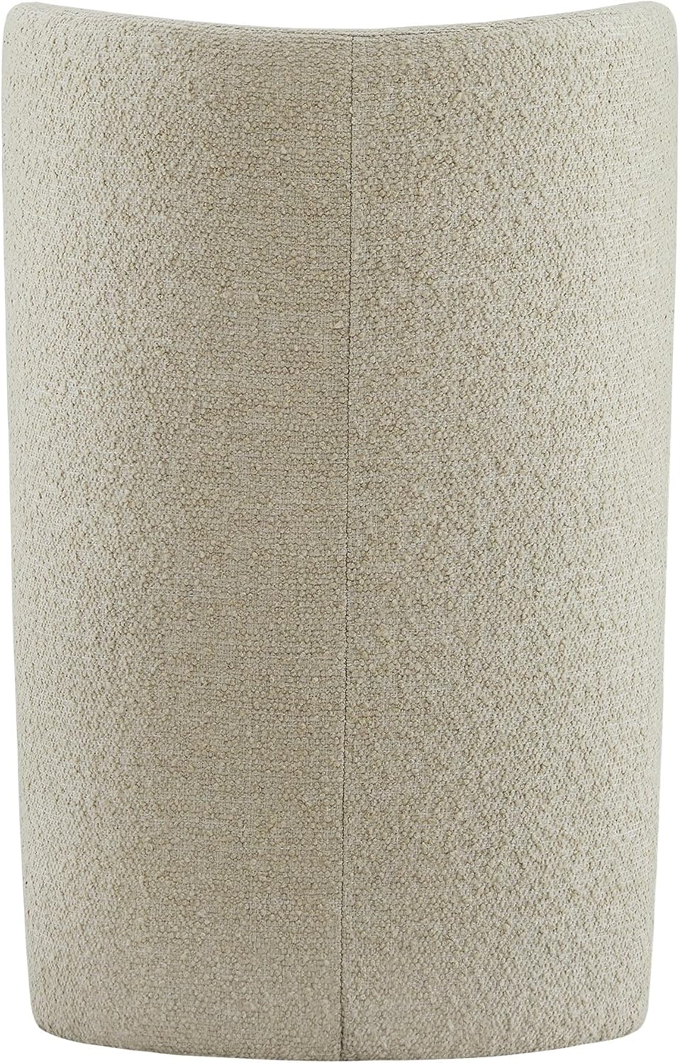 CHITA Upholstered Rolling Dining Chair with Casters Set of 2, Oatmeal