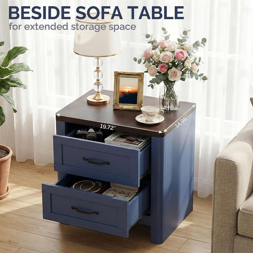 Farmhouse Dresser and Nightstand Sets 3 Piece,Bedroom Furniture Set, 7 Drawer...
