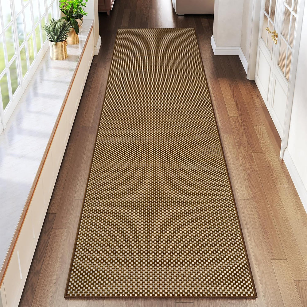 YDKGL 2x8 ft Hallway Runner Rug Extra Long Boho Woven Kitchen Runner Rugs Mat