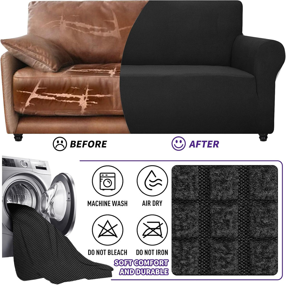 ZNSAYOTX Super Stretch Chair Slipcover Universal Sofa Chair Covers for Living...