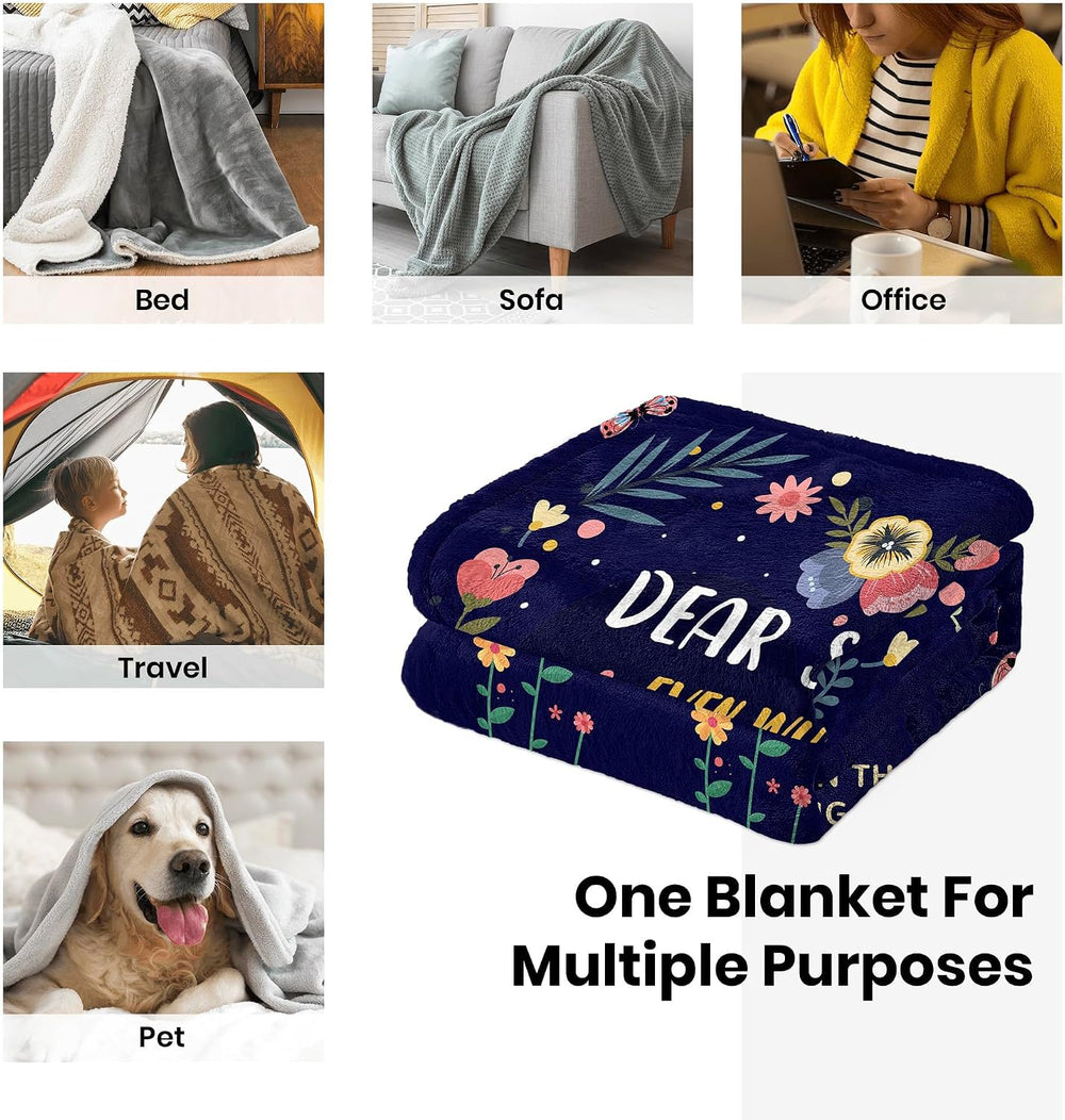 Sister Blanket Gifts for Women, Sister Birthday Gifts for Valentines