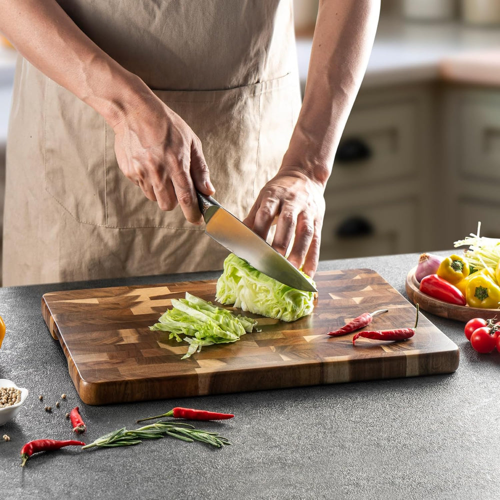 James.F Wood Cutting Board for Kitchen