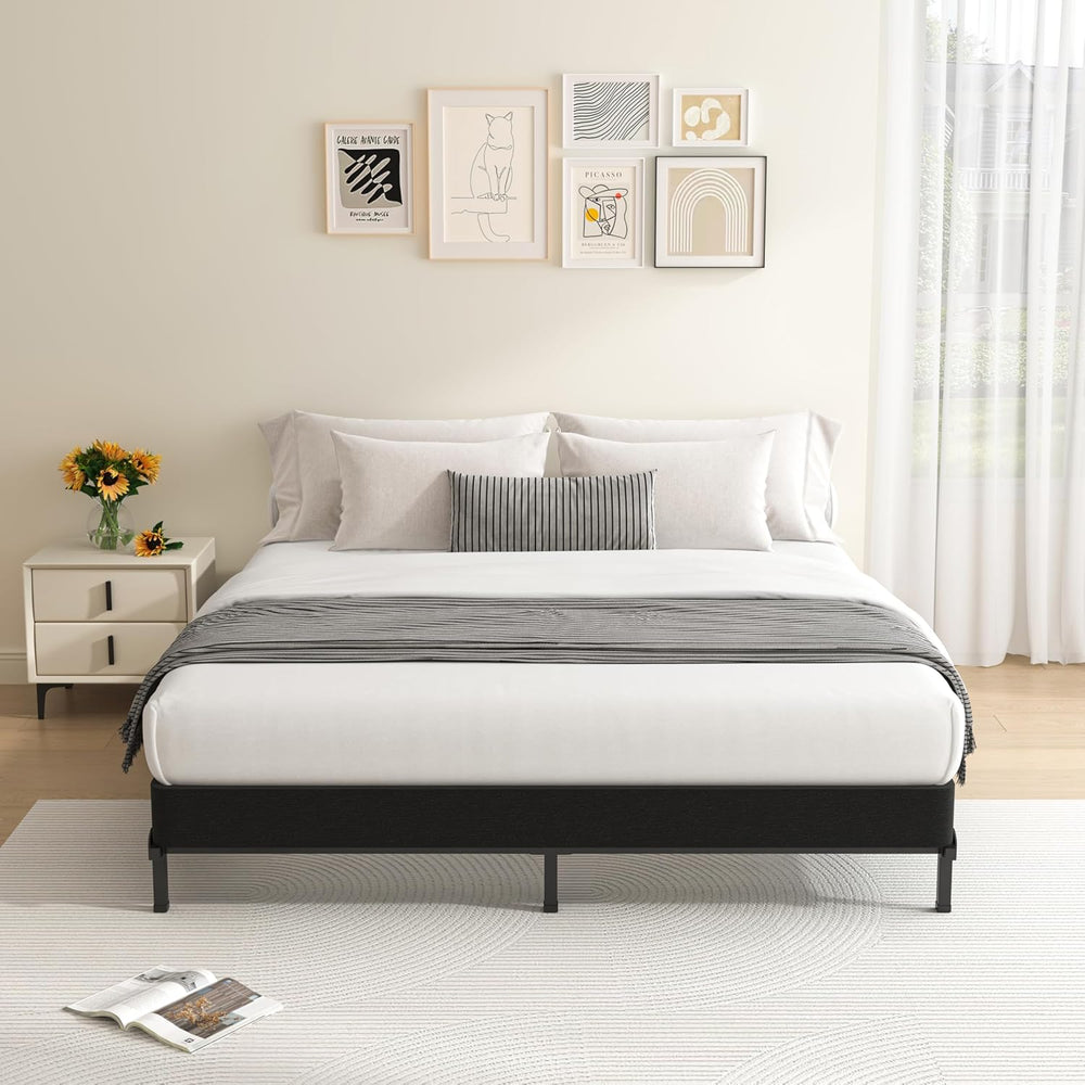 MAF 5 Inch Box Spring Full Size Low Profile Bed Base with BoxSpring Cover