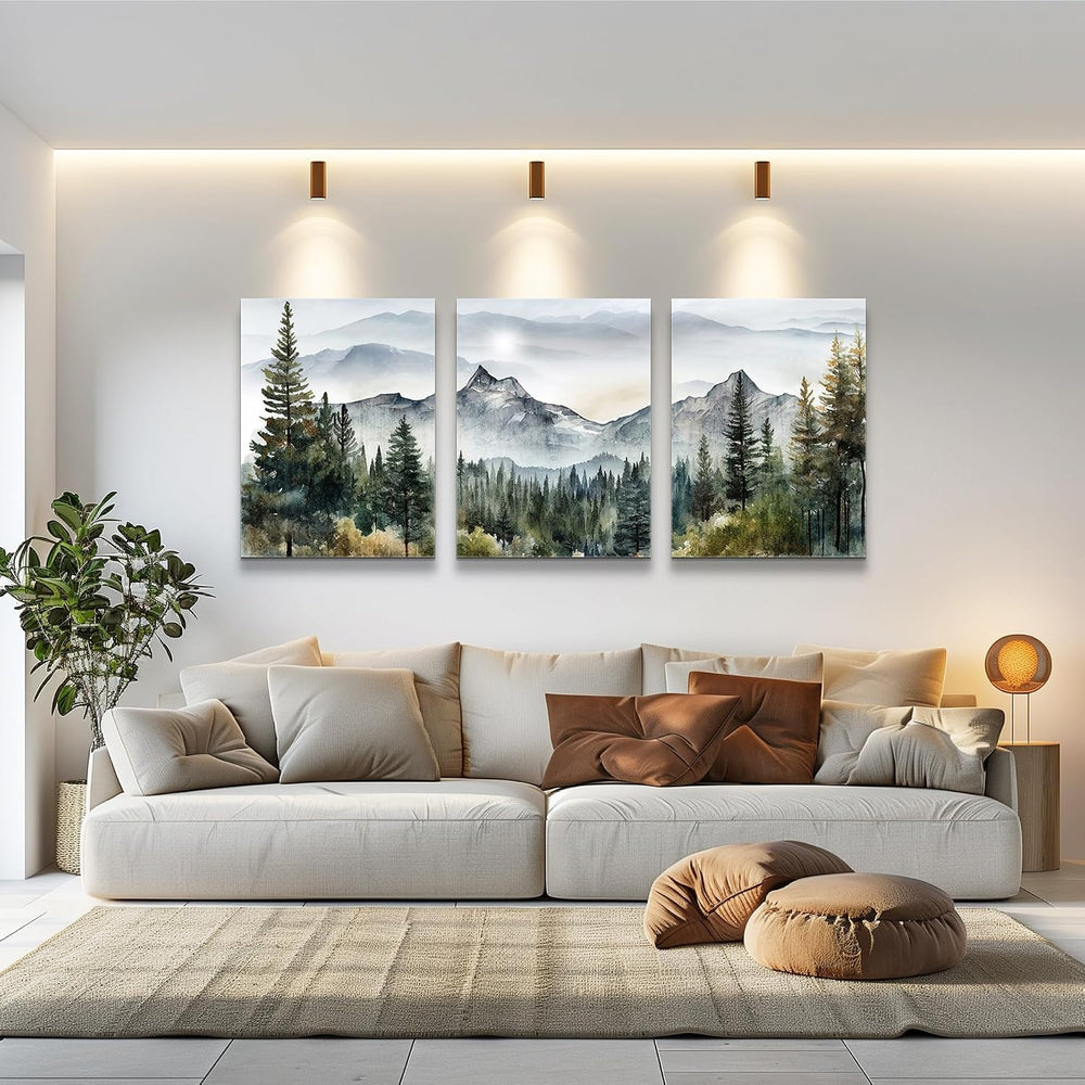 MHARTK66 3 Piece Framed Canvas Art Prints Wall Art for Living Room Modern Wal...