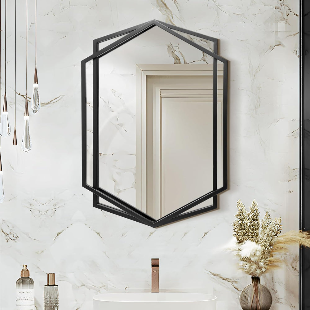 LuxenHome 31.8"X22" Wall Mirror