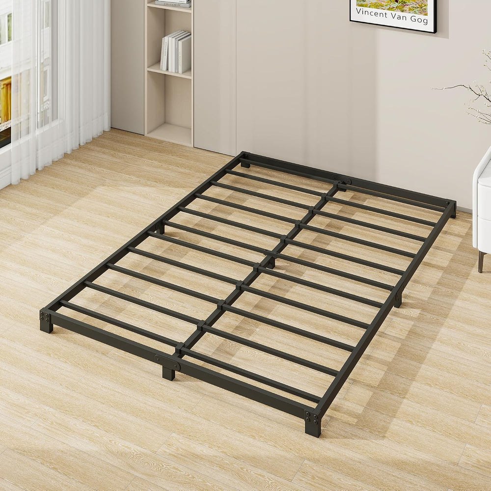 3 Inch Bed Frame Full Size Low Profile, Full Heavy Duty Platform Bed Frame No...