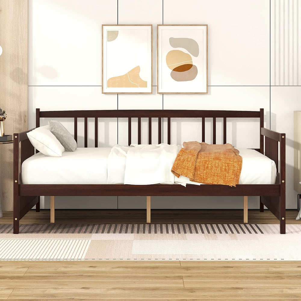 Merax Daybed Full, Full Daybed Wooden Slats Support Modern Living Daybed with...