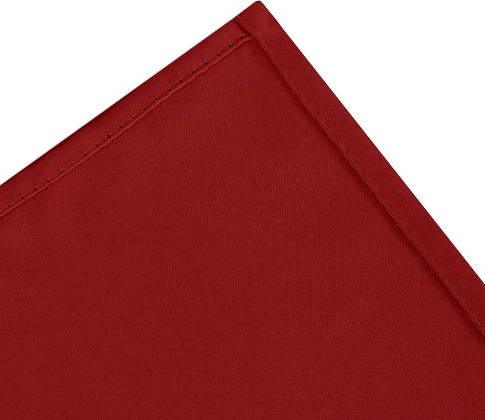 Red Curtains 52 x 84 Inch Long/Blackout Curtains Set of 2 Panels/Room Darkeni...