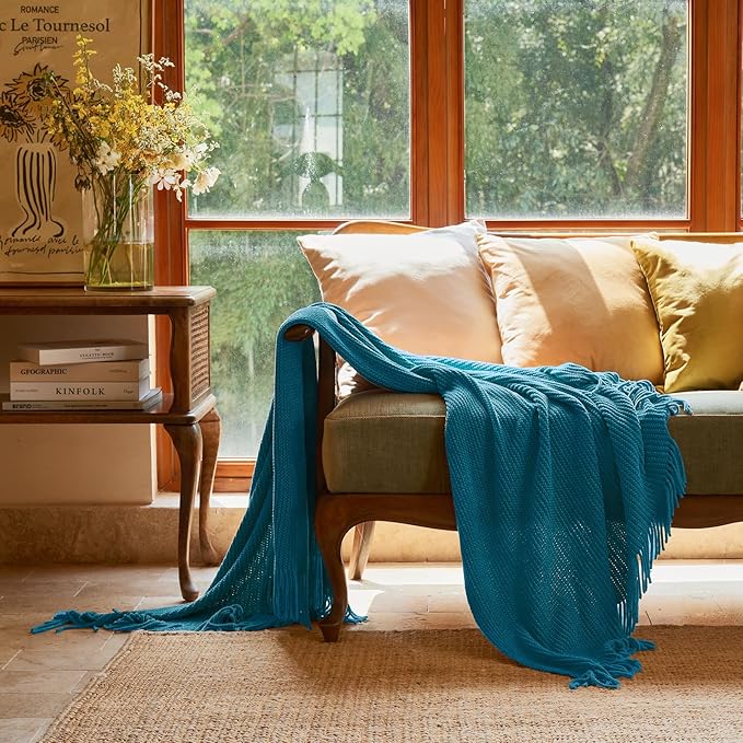 lifein Chenille Throw Blanket 60x80