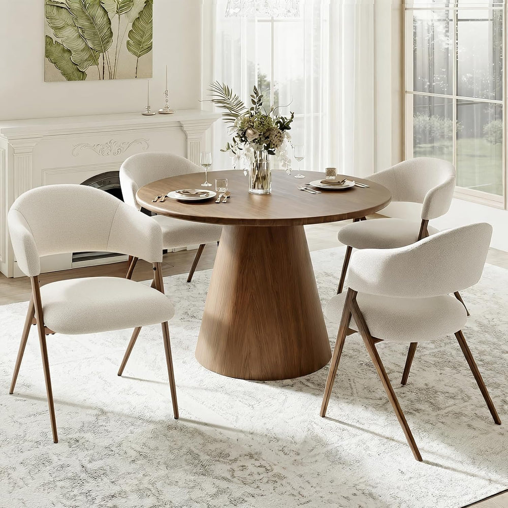 COLAMY Dining Chairs Set of 6, Mid Century Modern Dining Room Kitchen Dinner ...