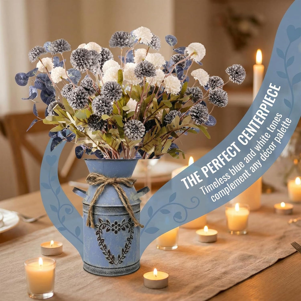 16.5''H Fake Flowers in Vase for Centerpiece Table Decorations with 1...