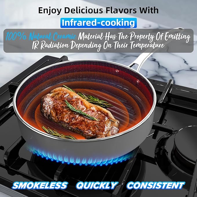 Deluxe DUXANO 14PC Healthy Pots and Pan
