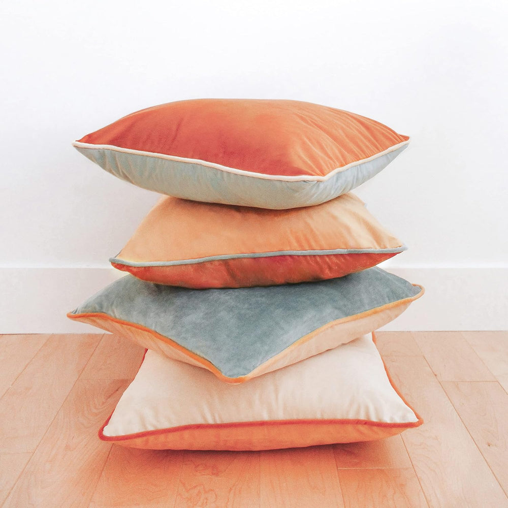 MONDAY MOOSE Decorative Throw Pillow Covers Cushion Cases, Set of 4 Soft Velv...