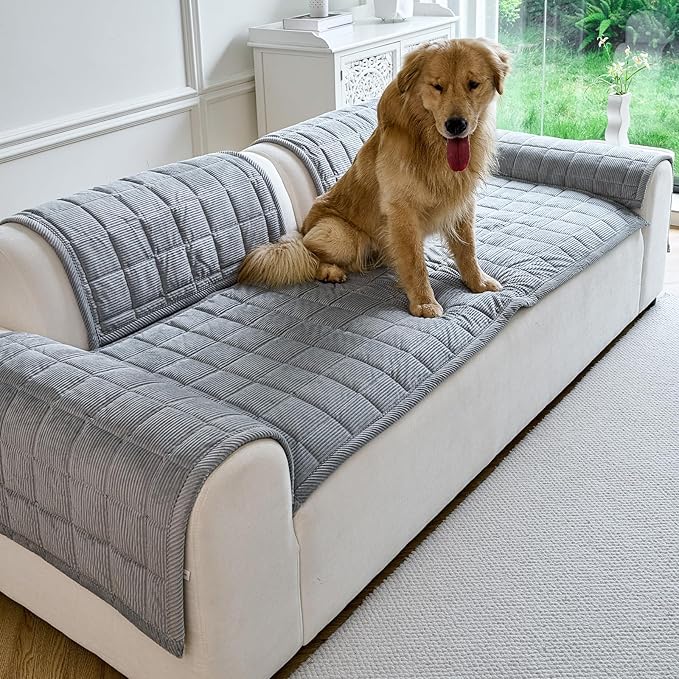 Couch Covers for Dogs Washable, Non Slip Couch Covers for Loveseat Sofa Pet