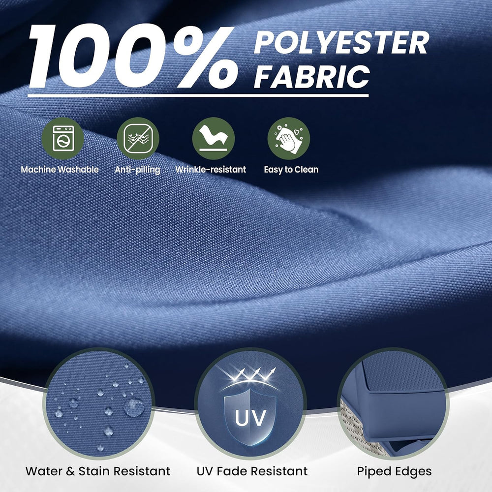 UDPATIO Patio Replacement Cushions for Outdoor Furniture, Water & Fade Re...