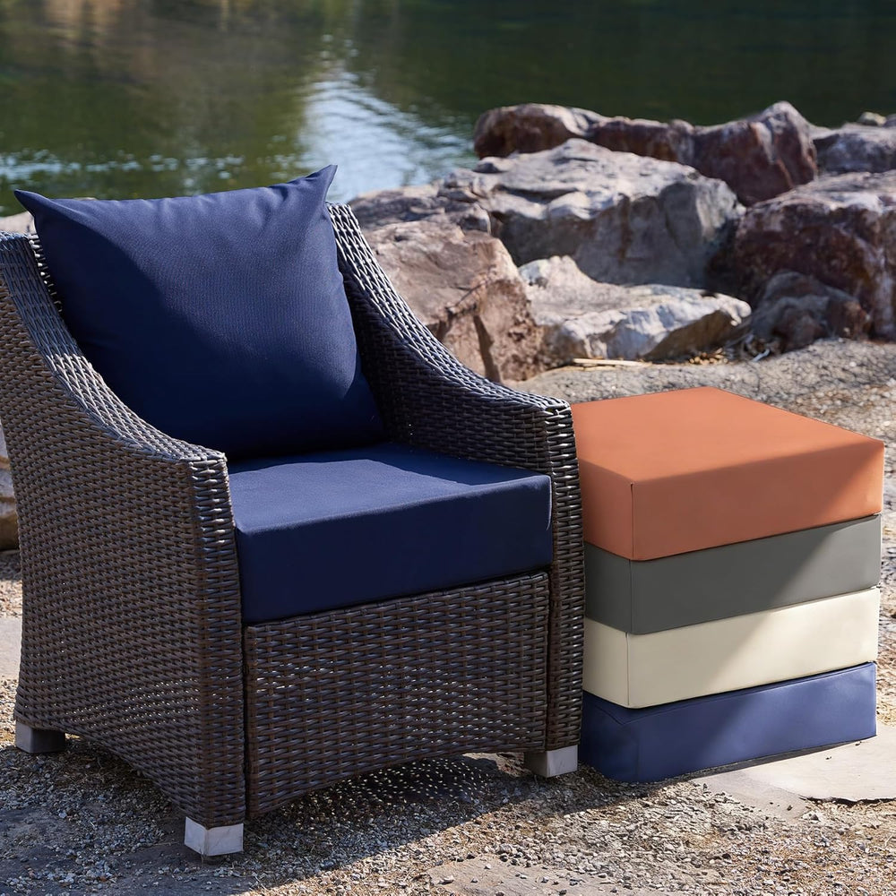 Outdoor Chair Cushions, Waterproof & Fade Resistant Patio Cushions