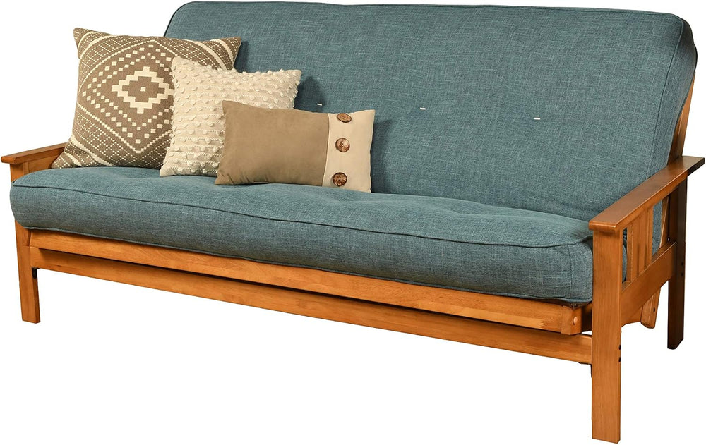 Kodiak Furniture Monterey Futon Set, No Drawers, with Butternut Base and Line...