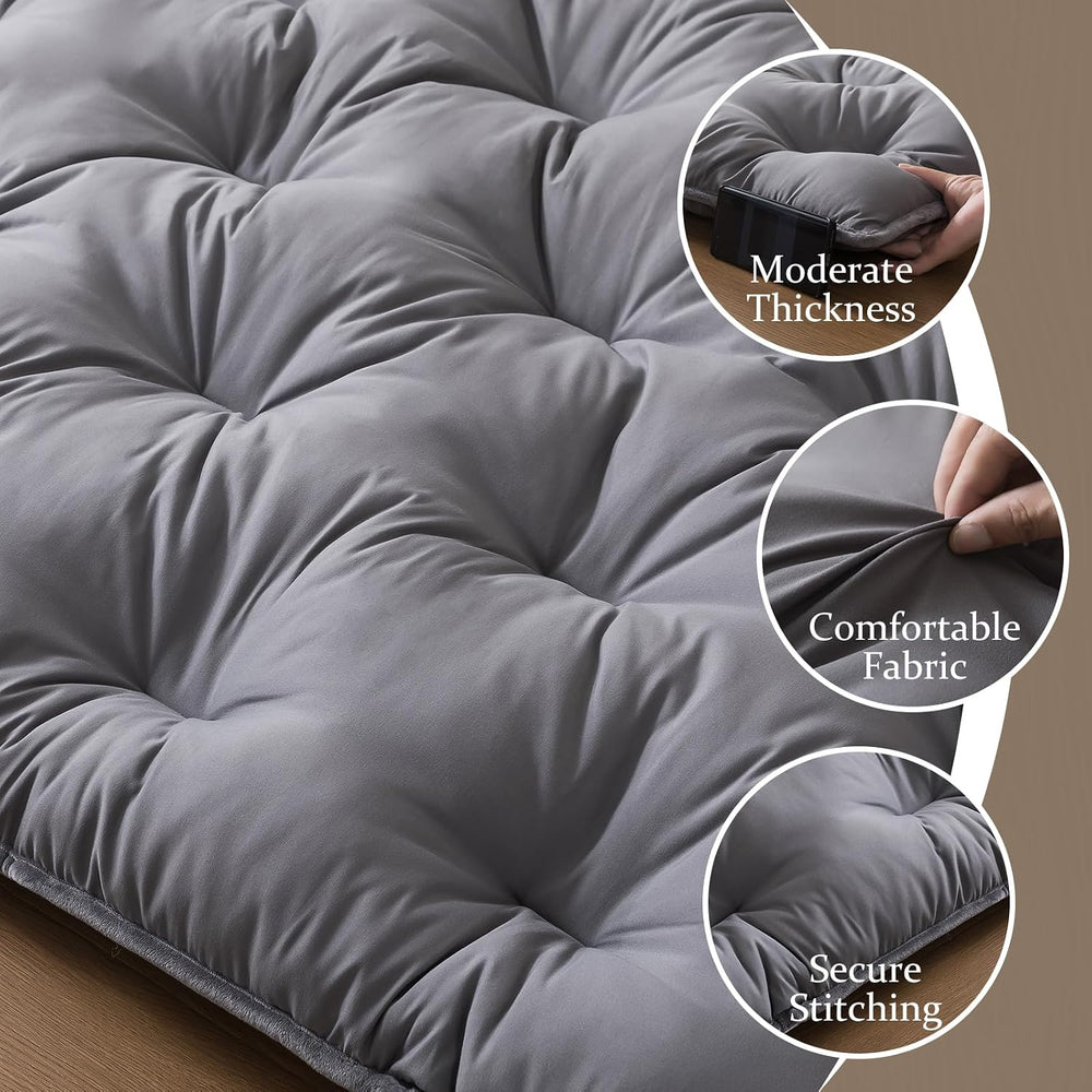 SHOUREN Japanese Futon Mattress Floor Mattress 3" Tatami Mat,Shredded Me...