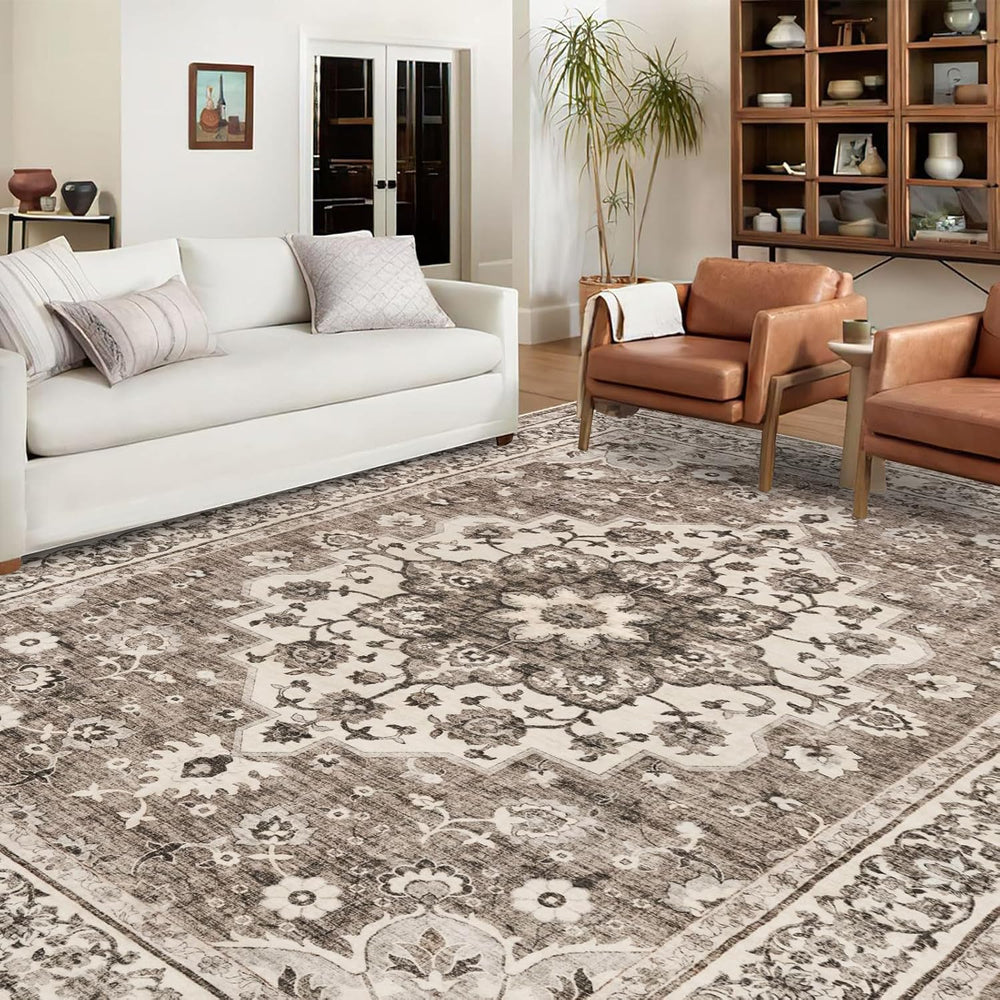Soft 10x14 Area Rug: Large Rugs for Living Room Soft Stain Resistant Carpet