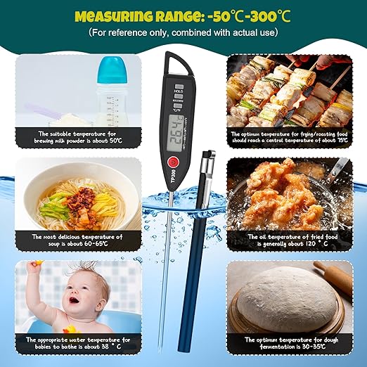 Copkim 12 Set Waterproof Food Thermometer