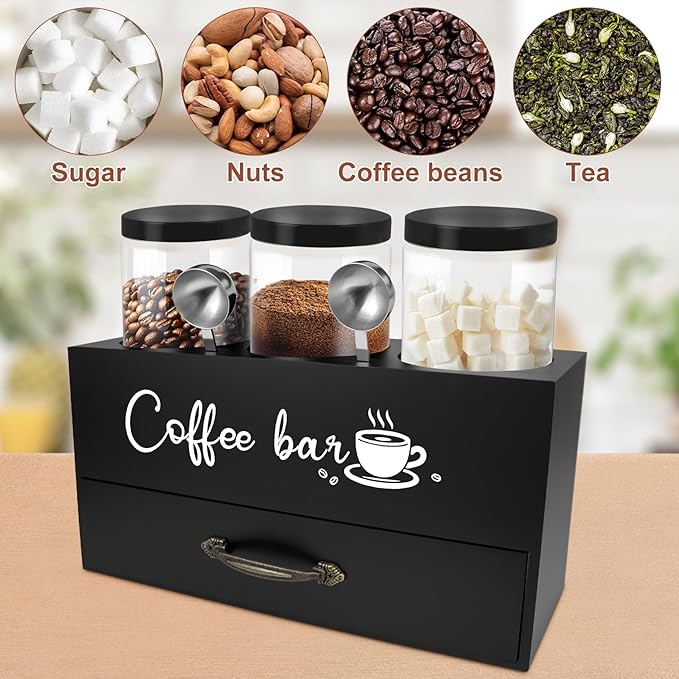 MACIFECI 54 oz Coffee Canister Set
