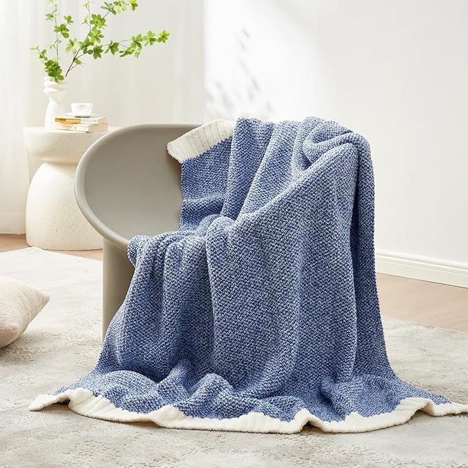 Snuggle Sac Royal Blue Throw Blankets