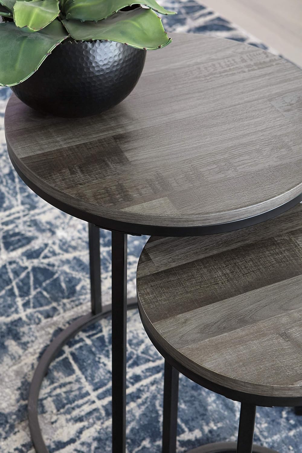 Signature Design by Ashley Briarsboro Urban Industrial Nesting Accent Table S...