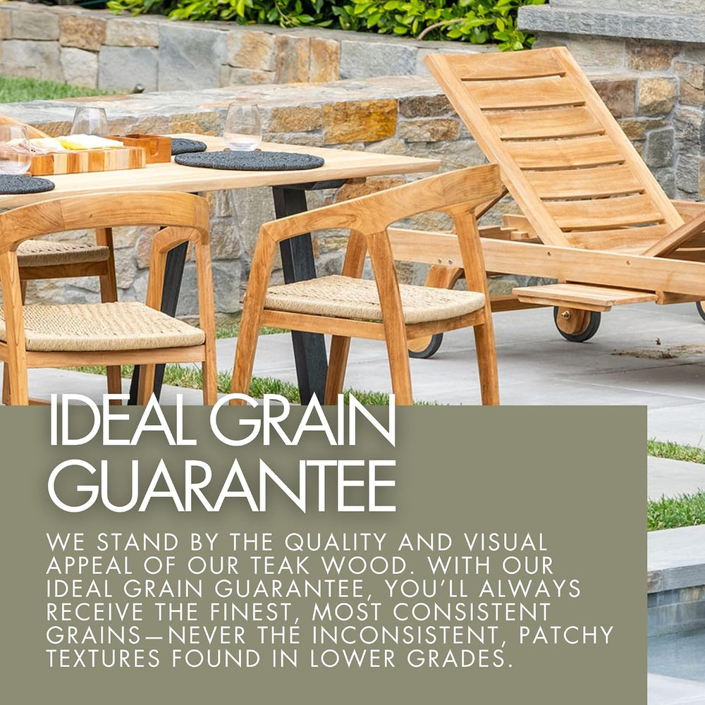 Nordic Style Premium Teak Shower and Bath Mat for Indoor and Outdoor Use - No...