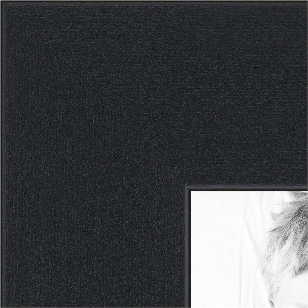 ArtToFrames 11x24 Inch Black Picture Frame, This 1.2500 Inch Custom Poster Fr...