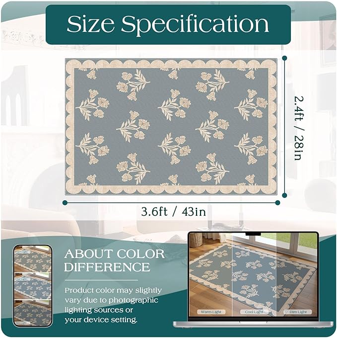Floral Outdoor Rug