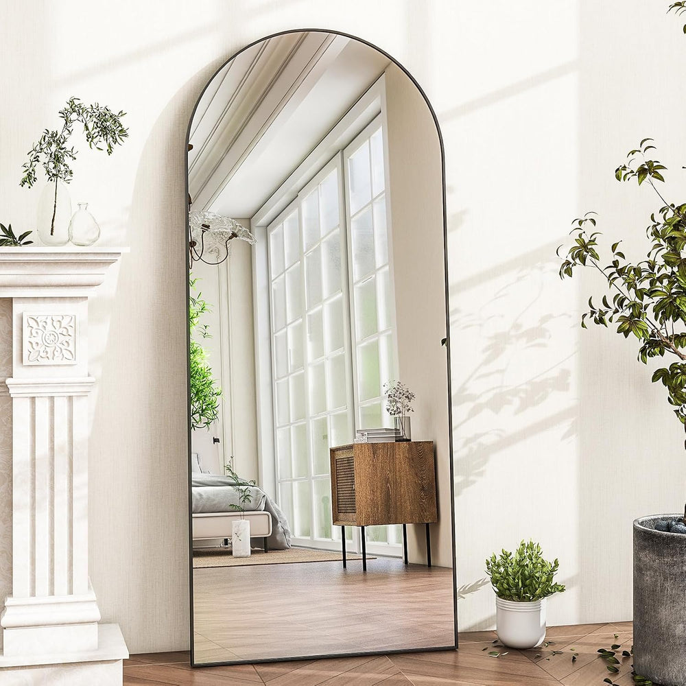 HARRITPURE 56"x21" Arched Full Length Mirror Floor Mirrors