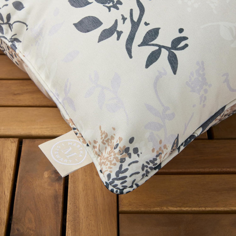 Martha Stewart Charming Foliage Indoor Outdoor Decorative Lumbar Pillow 2-Pac...
