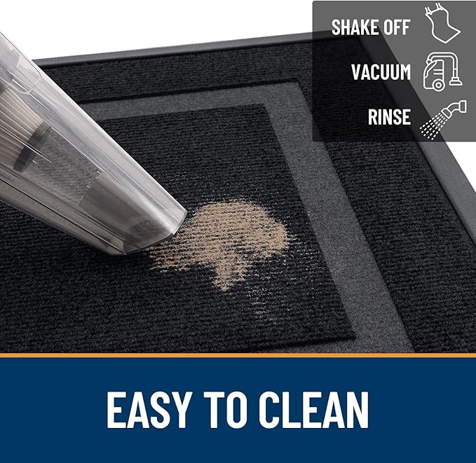 OLANLY Front Door Mat Indoor Outdoor Entrance, Waterproof All-Season,