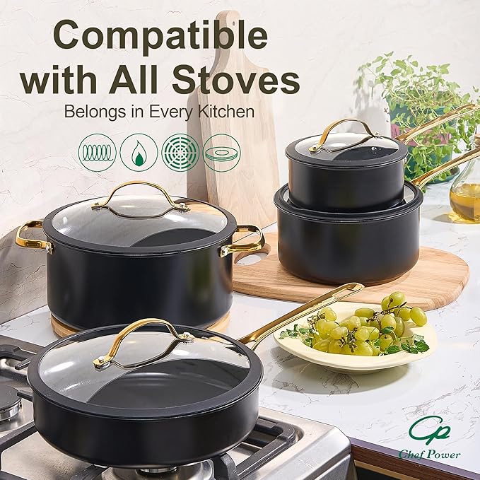 Chef Power Ceramic Cookware Sets, Cookware Set