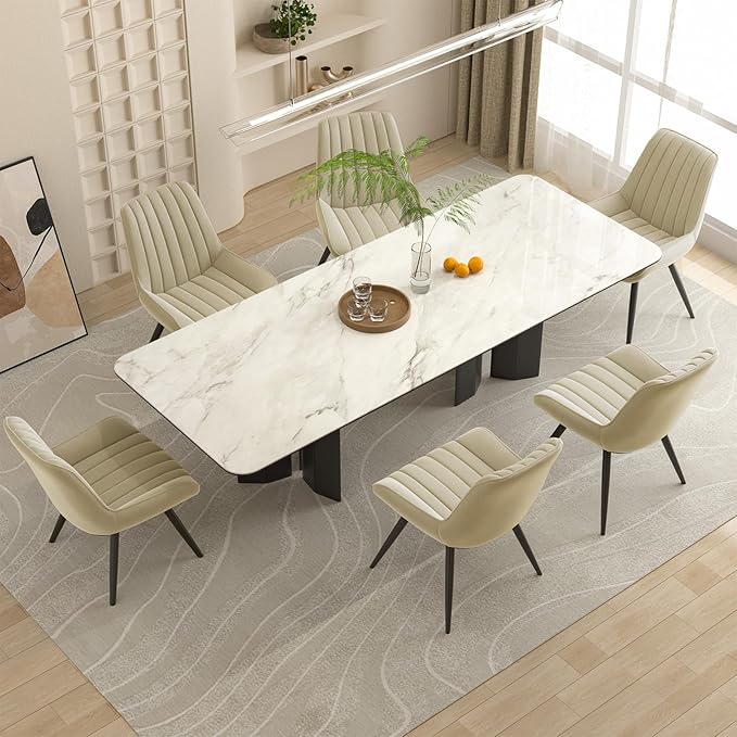 Nalupatio Modern Dining Chairs Set of 4, Comfortable Dining Room Chairs with ...