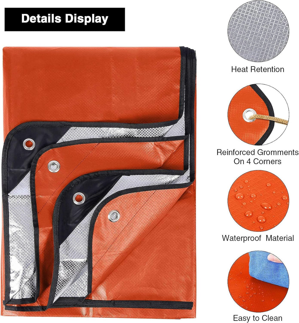 RedSwing Insulated Tarp, Multipurpose Emergency Thermal Tarps, Waterproof All...