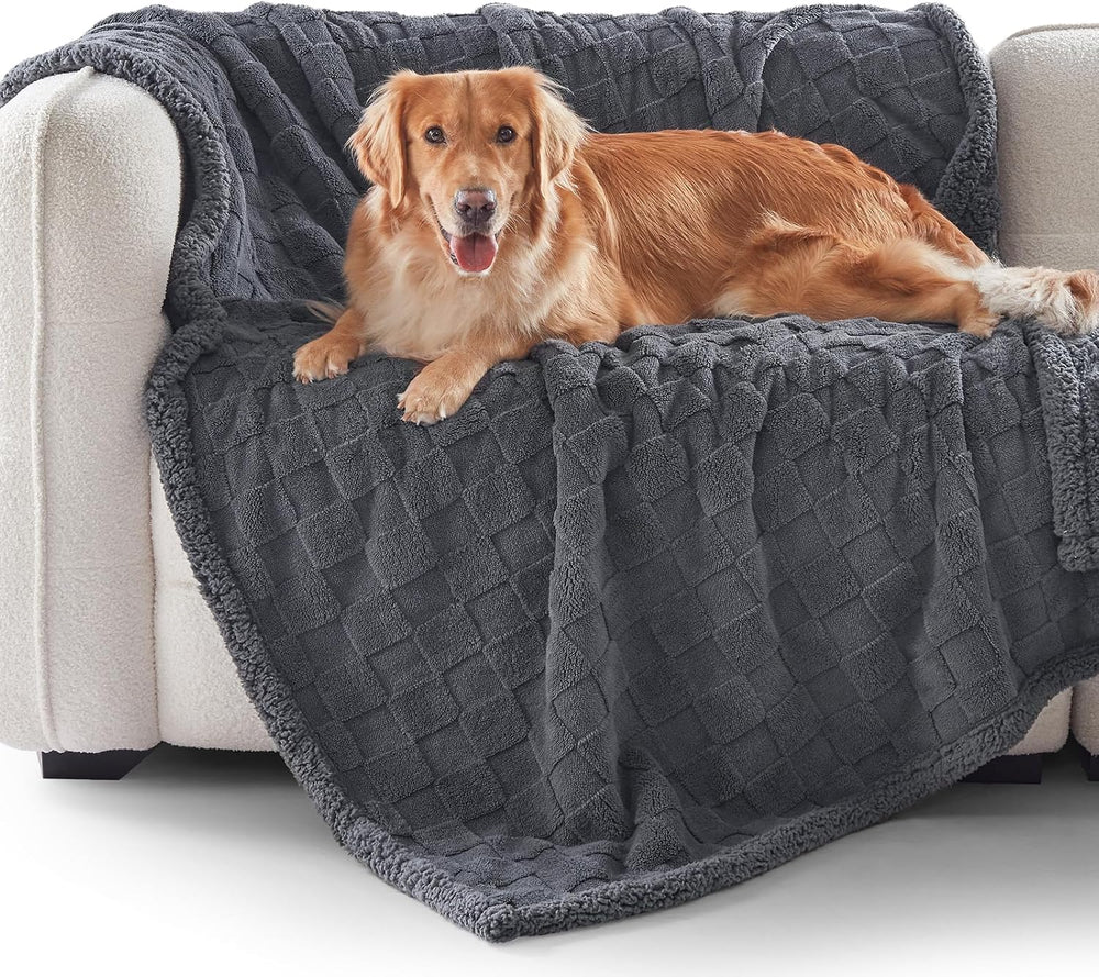 GASUR Waterproof Dog Blankets for Large Dogs, Dog Blanket for Couch Bed, Flee...
